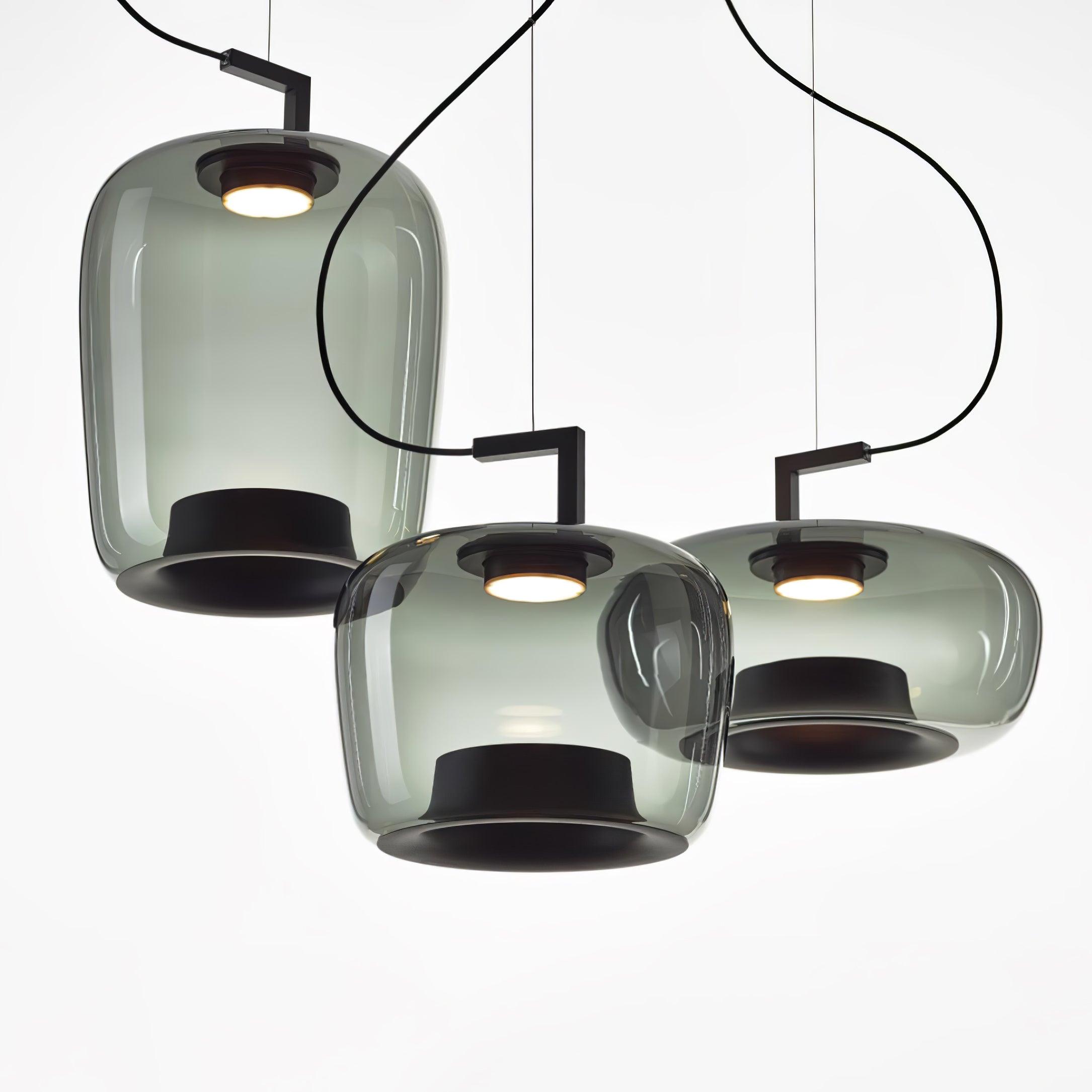 Modern Double Pendant Lamp - Adjustable Hanging Light Fixture for Kitchen Island, Dining Room, and Living Room Decor