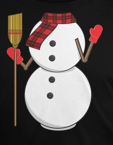 Funny Snowman Body Costume Adult T-Shirt for Christmas Party & Holiday Costume Events - Perfect for Winter Festivals, Ugly Sweater Parties & Family Gatherings