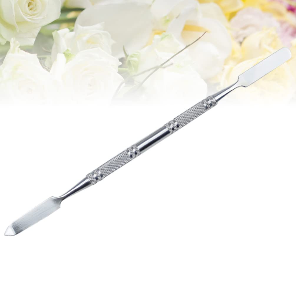 Milisten Professional Stainless Steel Makeup Mixing Tool - Foundation Blender, Nail Art & Skincare Spatula for Seamless Beauty Application - Perfect for Makeup Artists, DIY Manicures & At-Home Skincare Routines