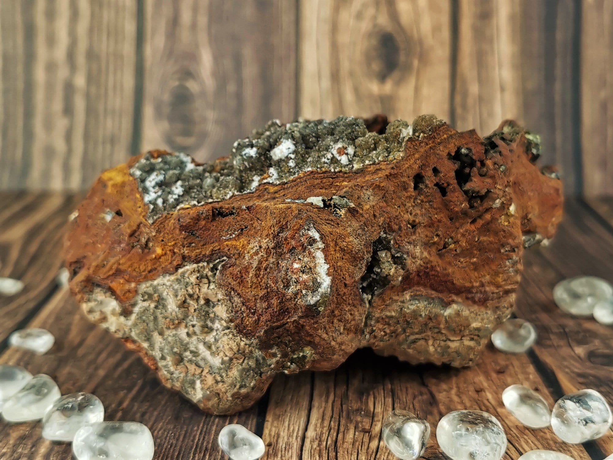 Natural Adamite Mineral Specimen - 13cm Raw Crystal for Collectors & Healing | Perfect for Home Decor, Meditation & Gift Giving