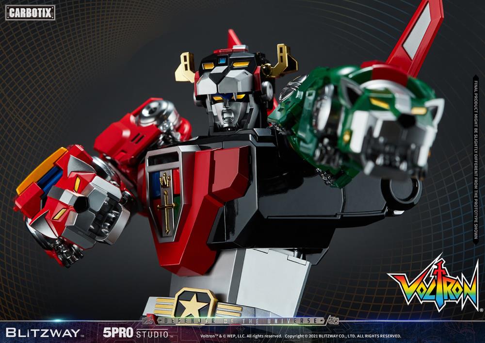 Blitzway Voltron: Defender of the Universe Carbotix Series Collectible Action Figure - Perfect for Display, Anime Fans & Sci-Fi Collectors