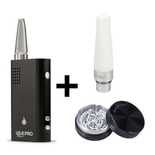 Flowermate V5.0S Portable Dry Herb Vaporizer - Compact & Discreet for On-the-Go Use | Perfect for Hiking, Travel & Relaxation