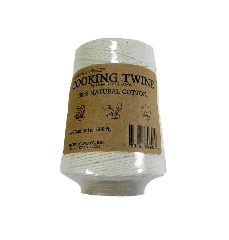 Premium Cotton Cooking Twine for Baking & Roasting - 100% Natural Food-Grade String for Tying Meats, Herbs & DIY Crafts - Regency Wraps (Great for Holiday Cooking, Butcher's Knots & Gift Wrapping)