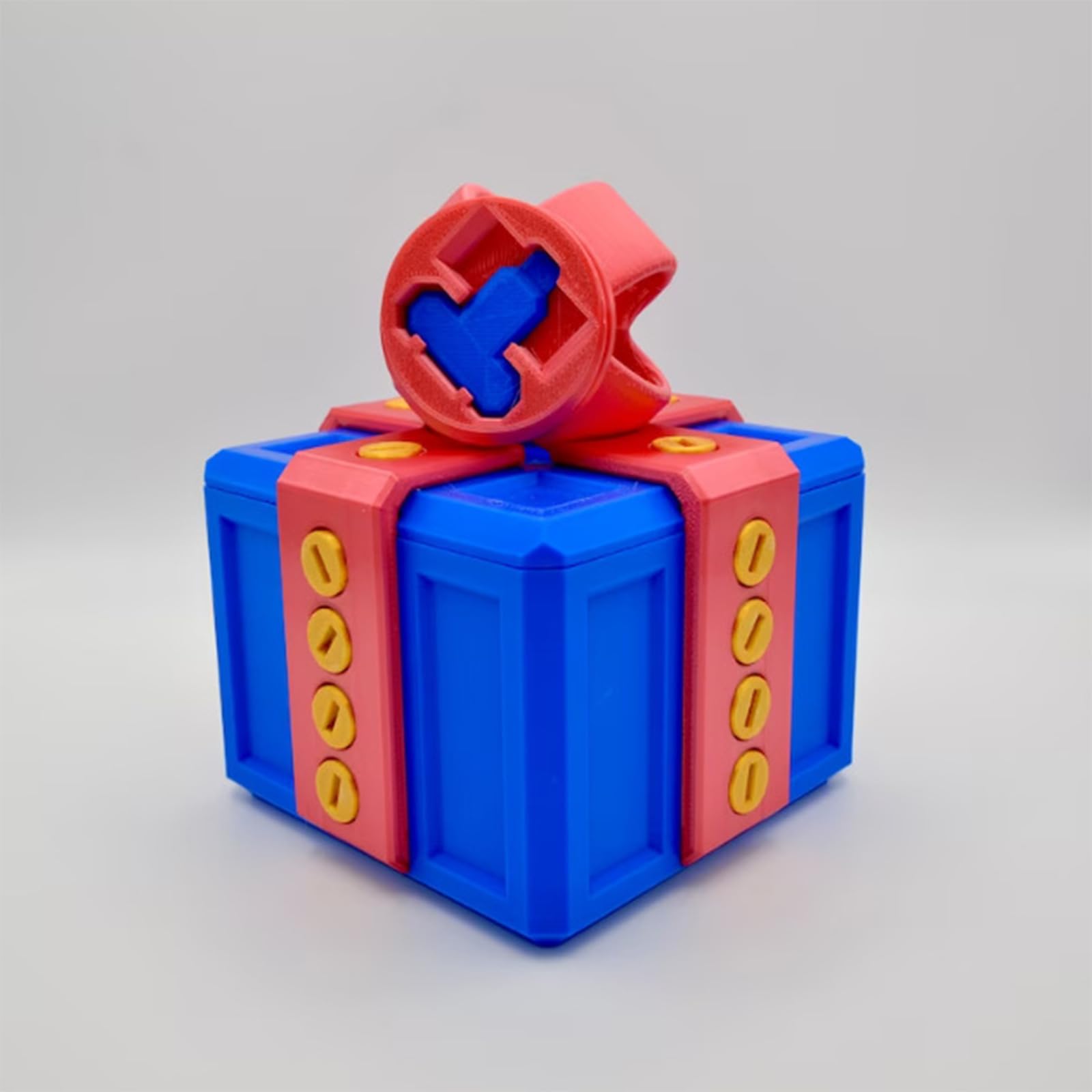 Funny 3D Annoying Gift Box with Screws - Prank Gag Gift for Christmas & Birthdays