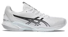 ASICS Men's Solution Speed FF 3 Tennis Shoes - White/Black | Lightweight Performance Court Shoes for Competitive Play | Ideal for Hard Court Matches & Training Sessions