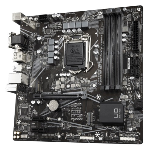Gigabyte B560M DS3H mATX Motherboard - Intel LGA1200 Socket for 10th & 11th Gen CPUs, DDR4, PCIe 4.0, Dual M.2 - Perfect for Gaming PC Builds & Home Office Workstations