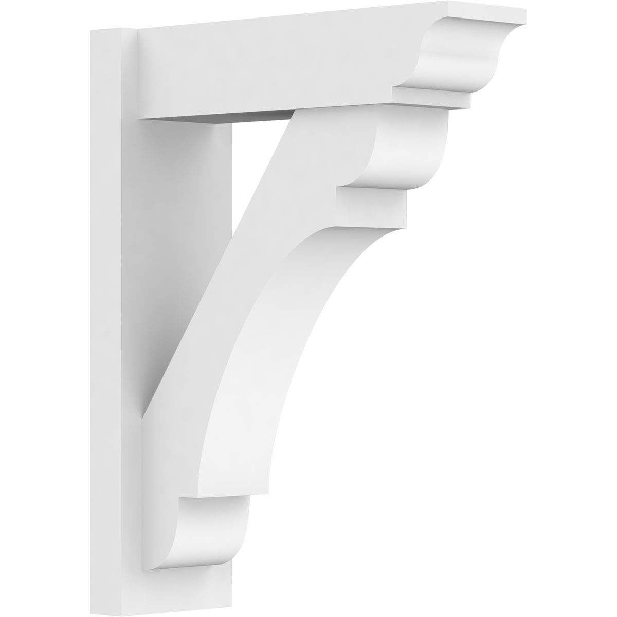 Ekena Millwork OUTP07X20X26OLY01 White PVC Outlooker - 7