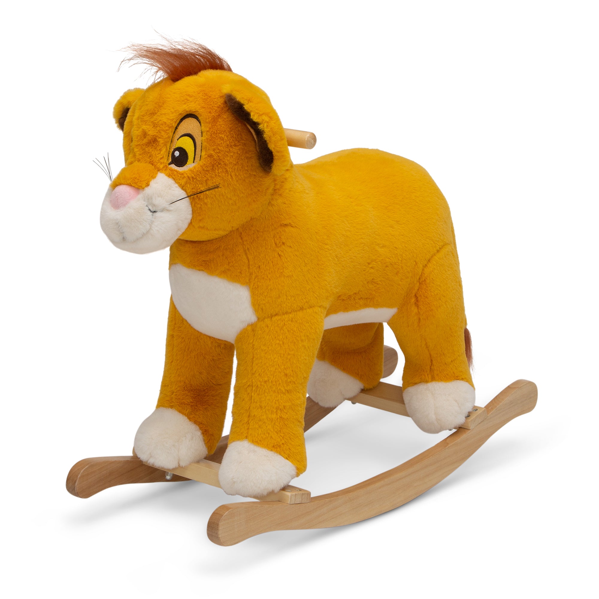 Disney The Lion King Simba Plush Rocker Toy for Kids - Cute & Comfortable Animal Rocking Chair for Nursery, Playroom, or Gift - Perfect for Toddlers & Preschoolers