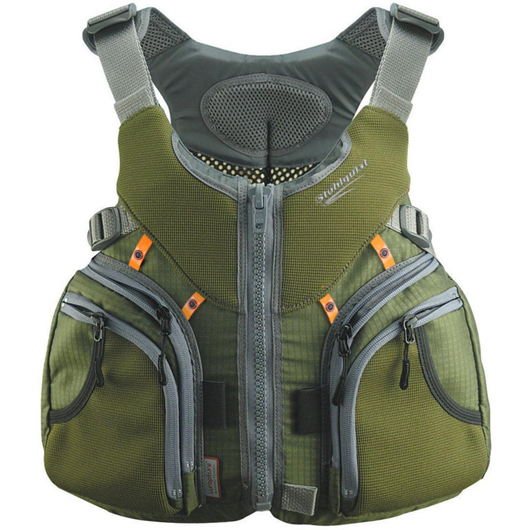 Stohlquist Keeper Fishing Life Jacket PFD - USCG Approved Safety Vest for Kayaking, Boating & Water Sports | Comfortable & Durable Flotation Device for Adults