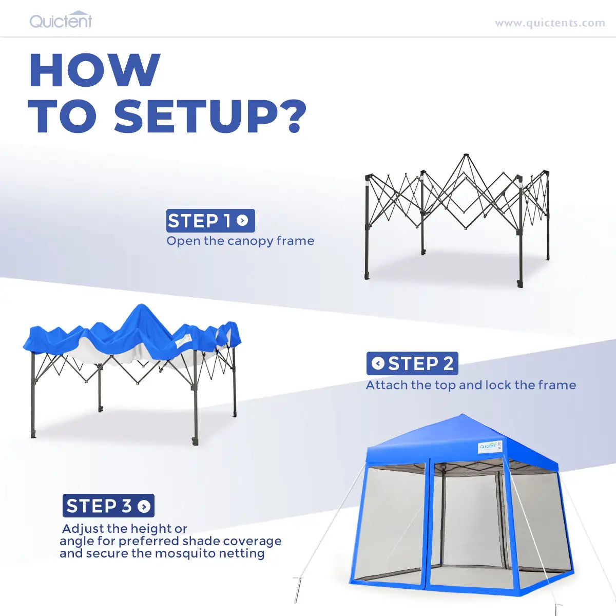 9' x 9' Pop Up Canopy Tent with Netting - Instant Shade Shelter for Outdoor Events, Camping, Beach & Backyard Parties - Waterproof & UV Protection