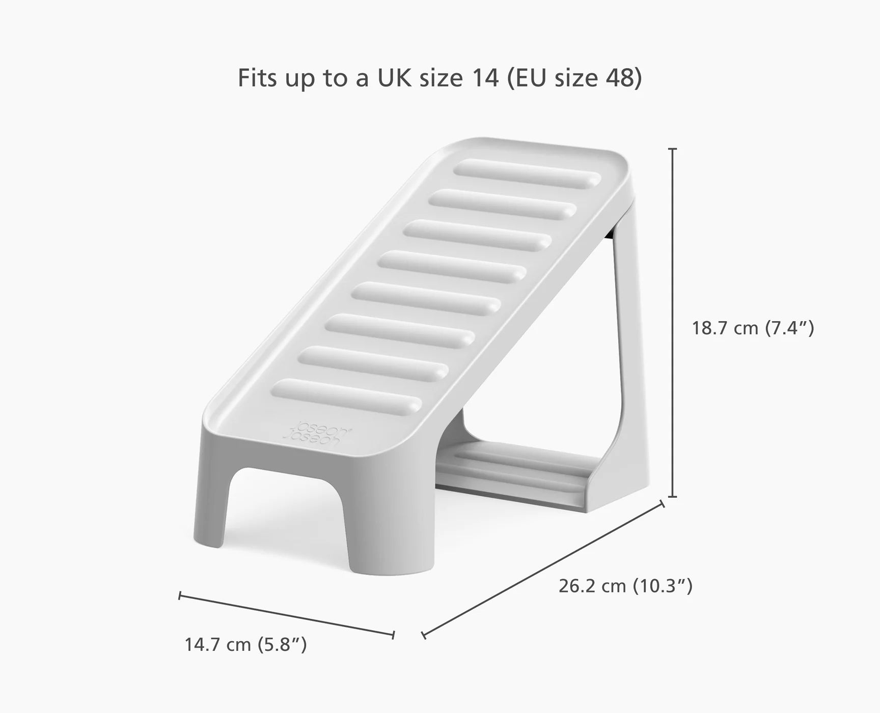 6-Piece Compact Shoe Organizer - Space-Saving Ecru Shoe Caddy for Closet, Entryway & Travel Storage