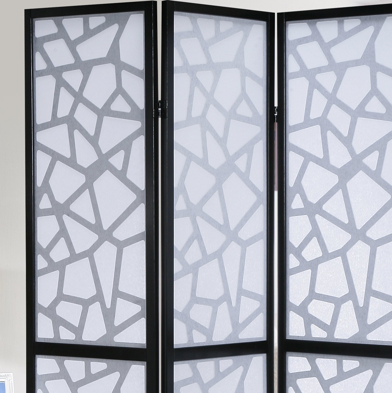 Roundhill Furniture Giyano 4-Panel Room Divider Screen - 70