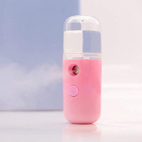Portable USB Nano Facial Mister - Mini Face Moisturizing Sprayer for Skin Care & Eyelash Extensions | Handheld Cool Mist Steamer with Atomization Technology | Perfect for Travel, Office & Home Skincare Routine