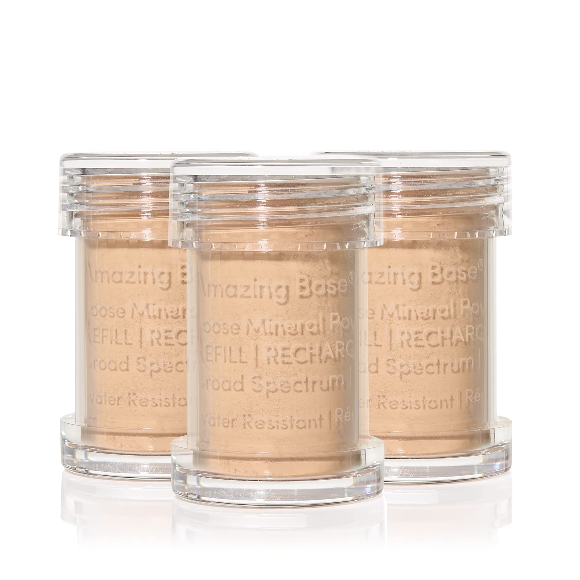 Jane Iredale Amazing Base Loose Mineral Powder - Luminous SPF 20 Foundation | Oil-Free, Talc-Free, Weightless | Vegan & Cruelty-Free Makeup | Perfect for Daily Wear & Sensitive Skin