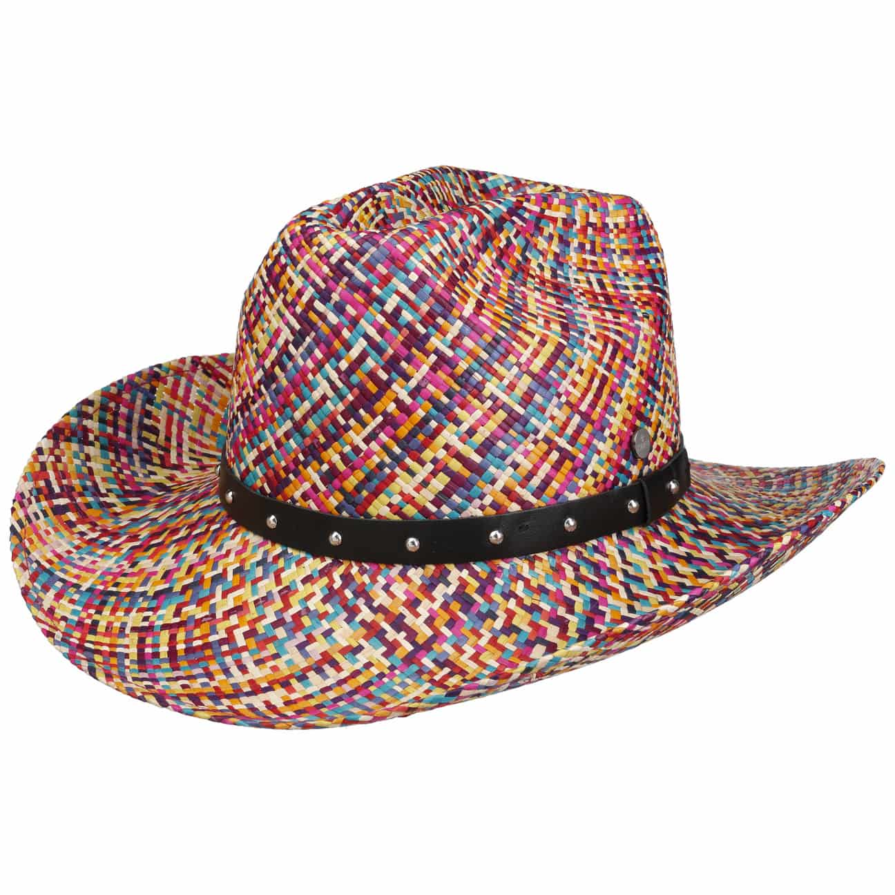 Lierys Multicolor Cattleman Panama Hat - Stylish Summer Sun Hat for Men & Women - Perfect for Beach, Outdoor, and Travel