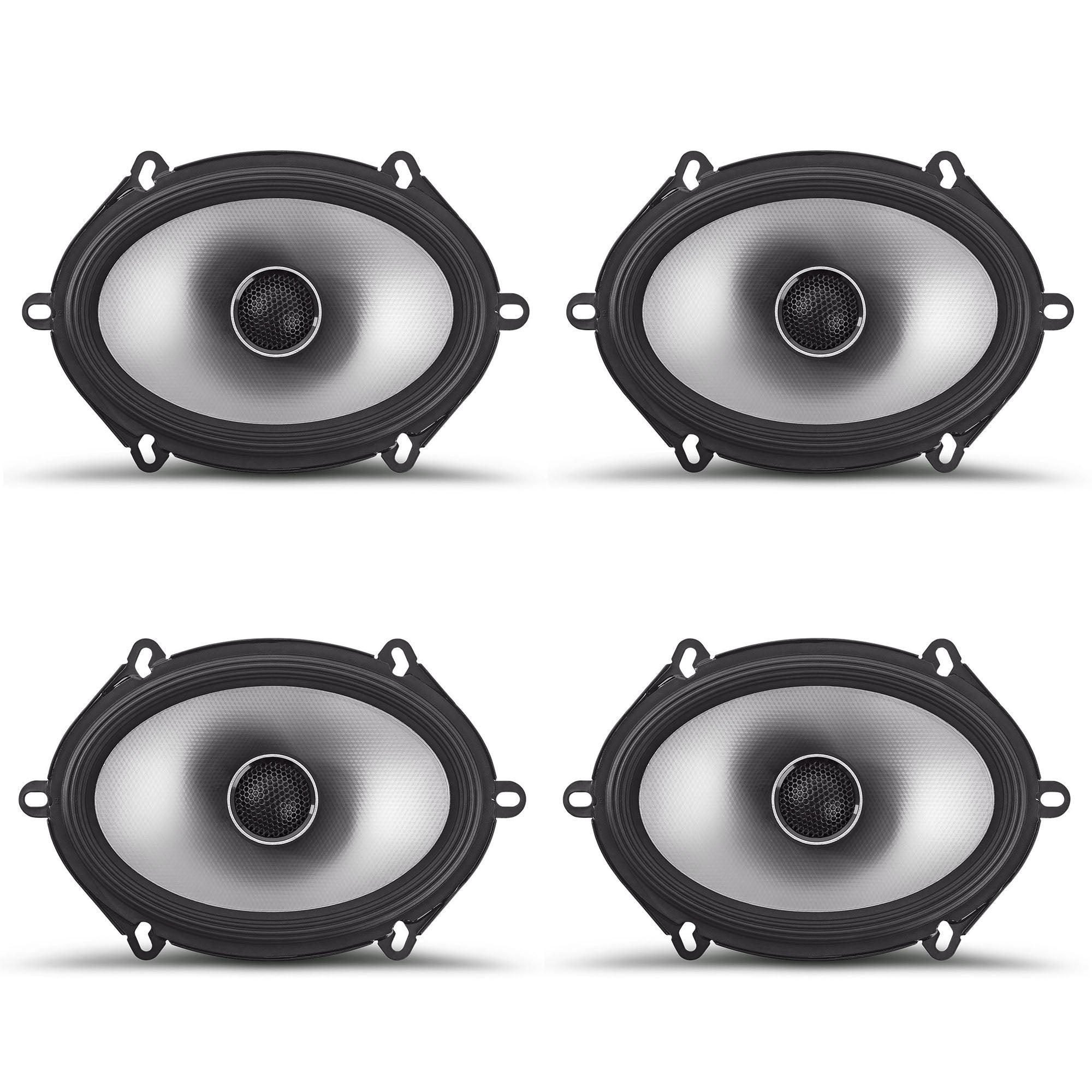 Alpine S2-S68 6x8 Inch 2-Way Hi-Res Full Range Car Speakers - Pair for Enhanced Audio in Trucks, SUVs, and Sedans