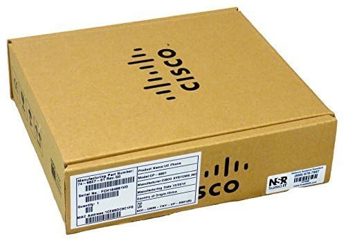 Cisco IP Phone 6901 - Business VoIP Desk Phone with HD Voice, Charcoal Standard Edition - Ideal for Office, Call Center & Remote Work