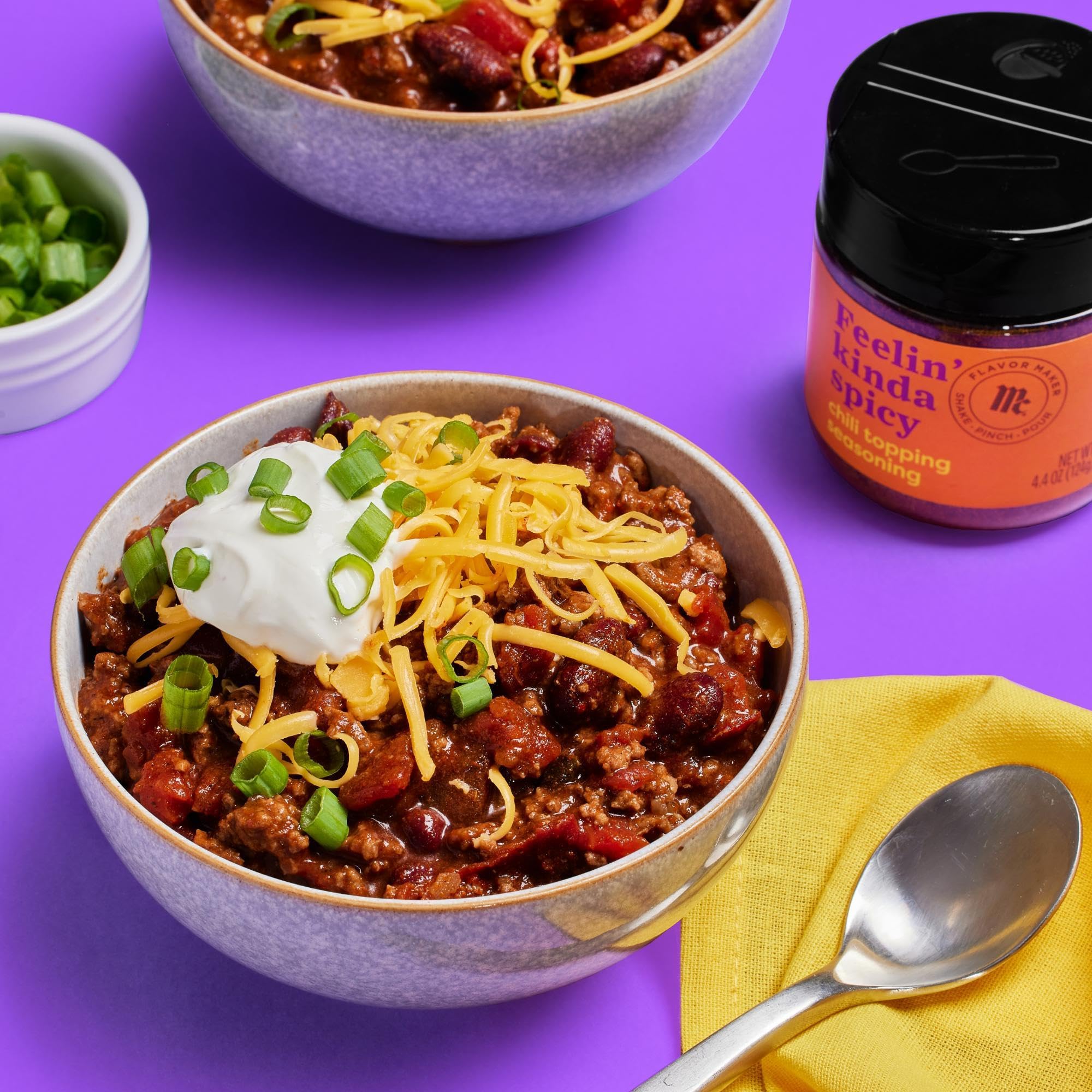 McCormick Topping Seasoning Variety Pack - Chili, Mediterranean & Taco Flavors (11.8 oz) | Perfect for Tacos, Salads & Grilled Meals | Flavor Enhancer for Home Cooking & Meal Prep