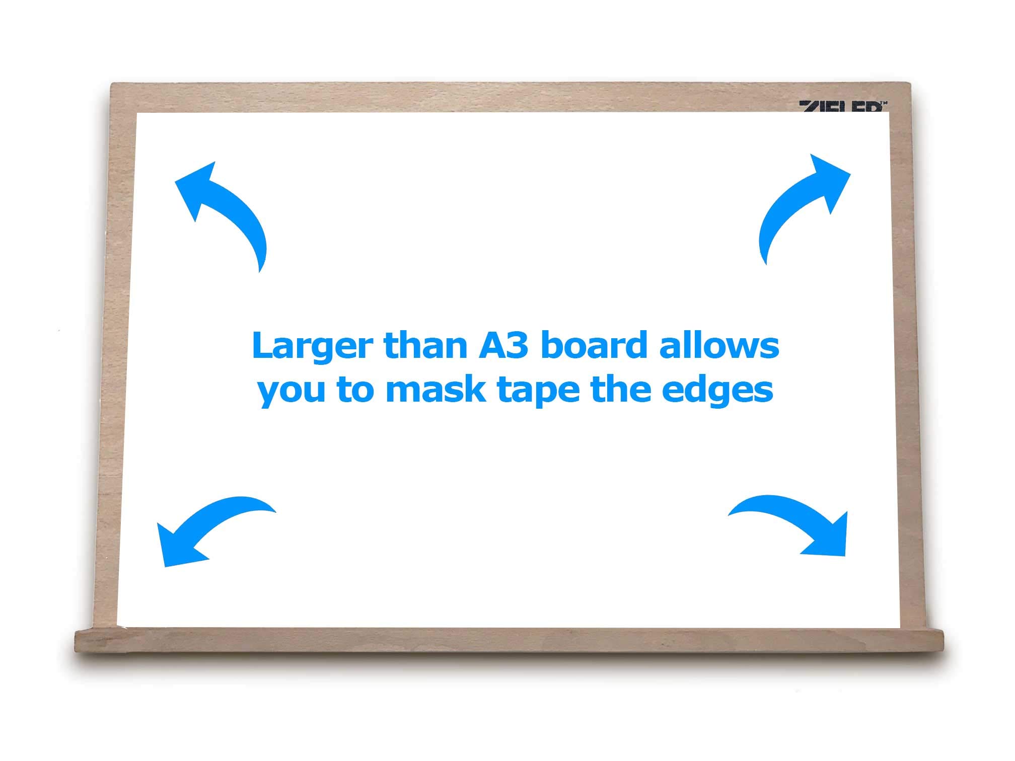 Premium A3 Art & Craft Work Station - Adjustable Wooden Drawing Desk & Table Easel with Protective Carry Case - Perfect for Artists, Students & Hobbyists at Home, Studio or Classroom