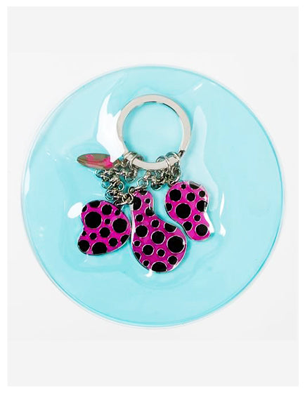 KASUMA Pink Obsession Pumpkin Keychain - Cute Halloween Keyring for Women, Girls, Teens - Perfect for Bags, Backpacks, Gifts & Party Favors