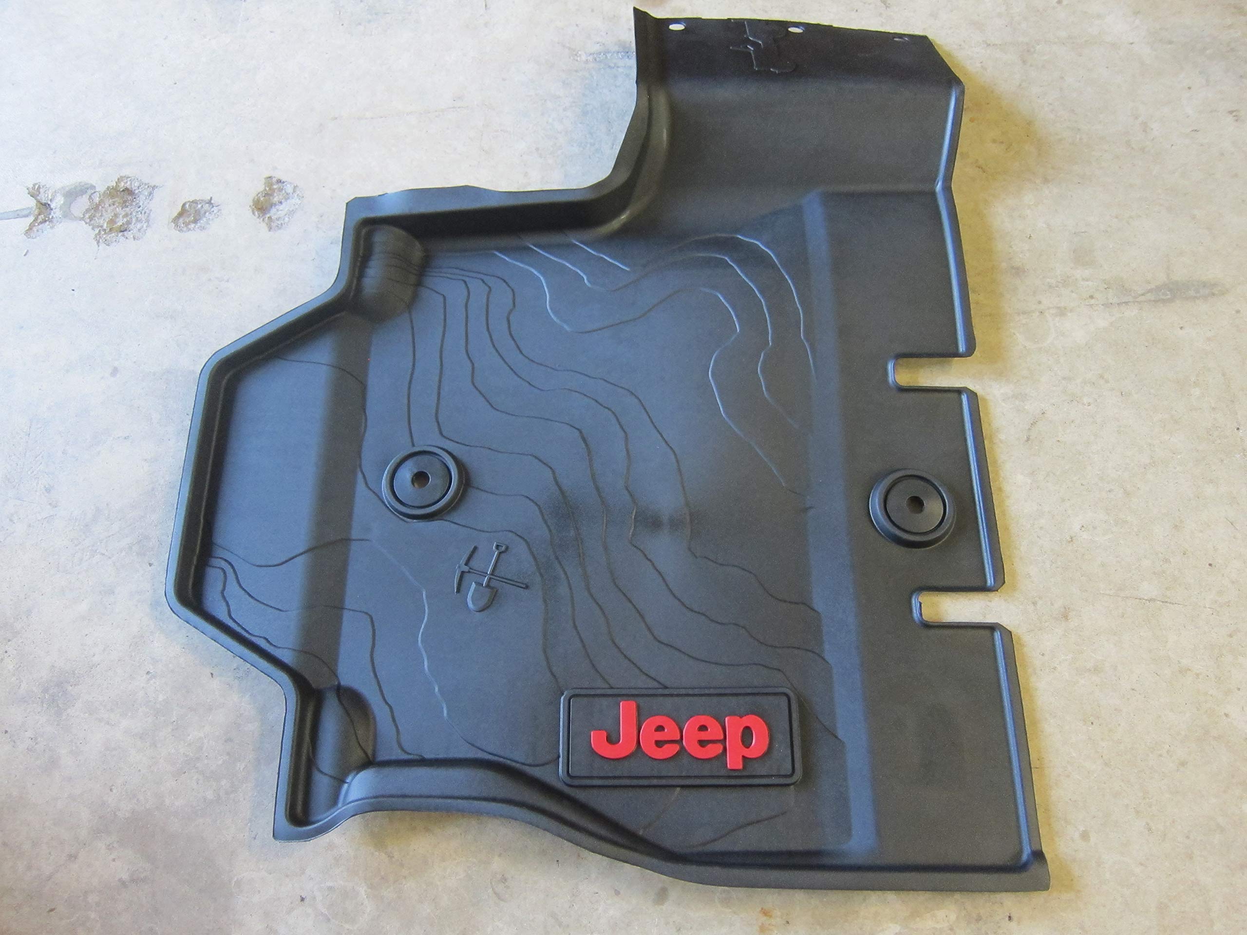 Premium Mopar Jeep Wrangler JL All-Weather Floor Mats Set - Heavy Duty Black Rubber Front & Rear Liners for 2018-2023 Models | Waterproof & Easy to Clean | Perfect for Off-Roading, Camping & Daily Driving
