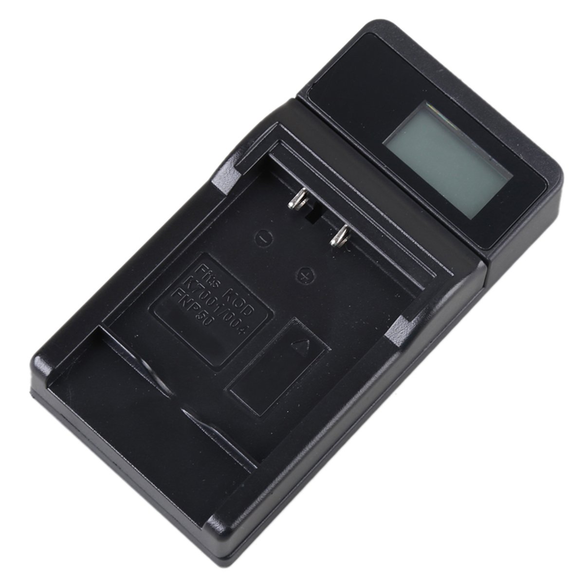 Slim USB Fast Travel Battery Charger for Sony DCR-PC105/PC105E/PC105K/PC110 Handycam Camcorder - LCD Display, Compact & Lightweight for Travel, Vlogging & Outdoor Filming