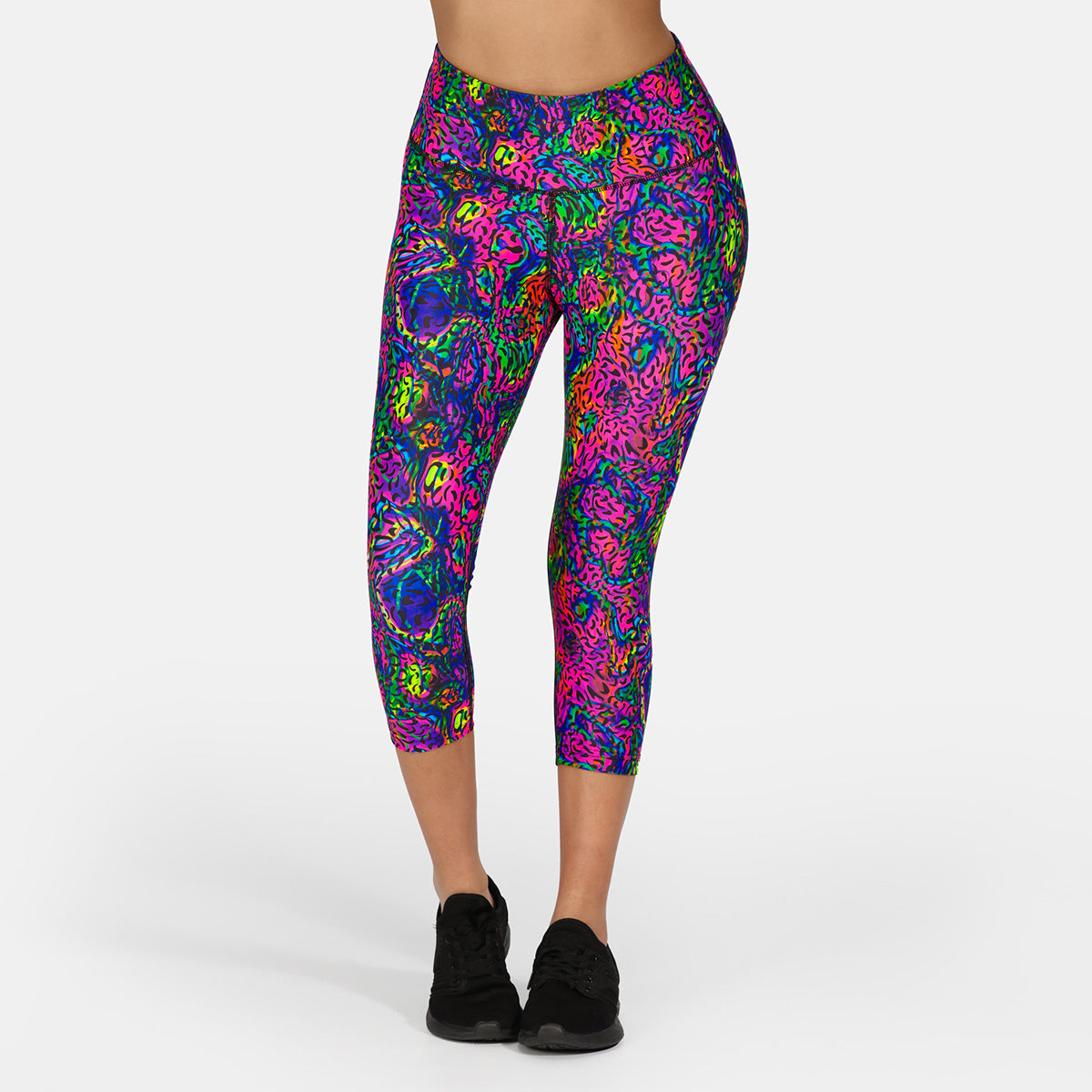 Celestial Capri Pants - Women's High Waisted Yoga Pants for Workout, Lounge & Travel - Soft Stretchy Comfortable Leggings for Yoga, Running & Everyday Wear