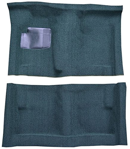 ACC Automotive Carpet for 1971-1973 Dodge Charger - 4 Speed Manual Transmission, Bucket Seats with Console - Premium 80/20 Loop Pile in 575-Teal Color | Perfect for Classic Car Restoration & Interior Upgrades