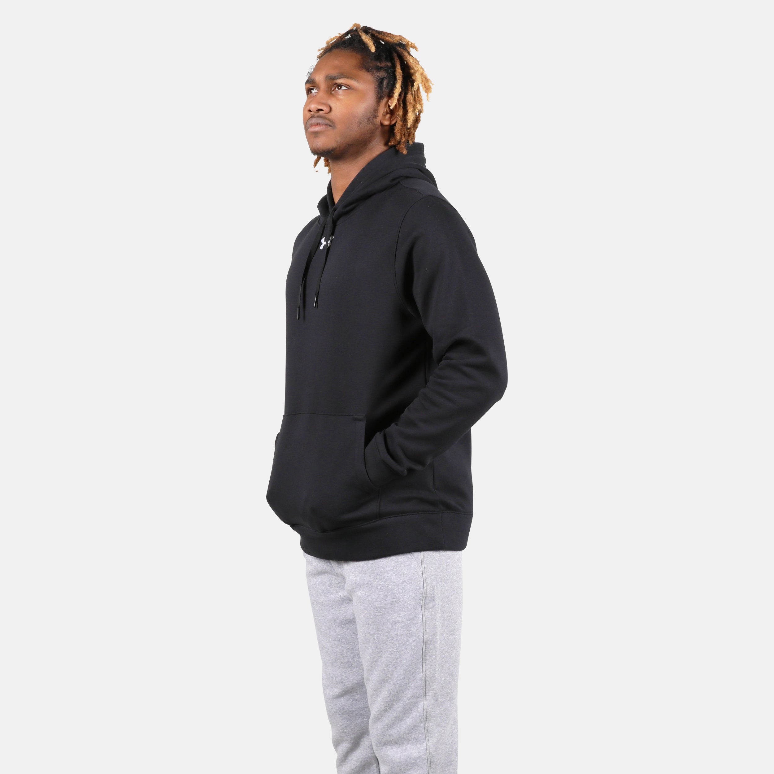 Men's UA Hustle Fleece Hoodie - Warm & Comfortable Pullover for Running, Gym & Outdoor Activities | Cold Weather Essential
