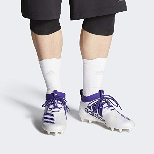 adidas Men's Adizero 8.0 Football Cleats - Lightweight Soccer Shoes for Speed & Performance | Perfect for Turf & Field Games, Training, and Competitive Matches