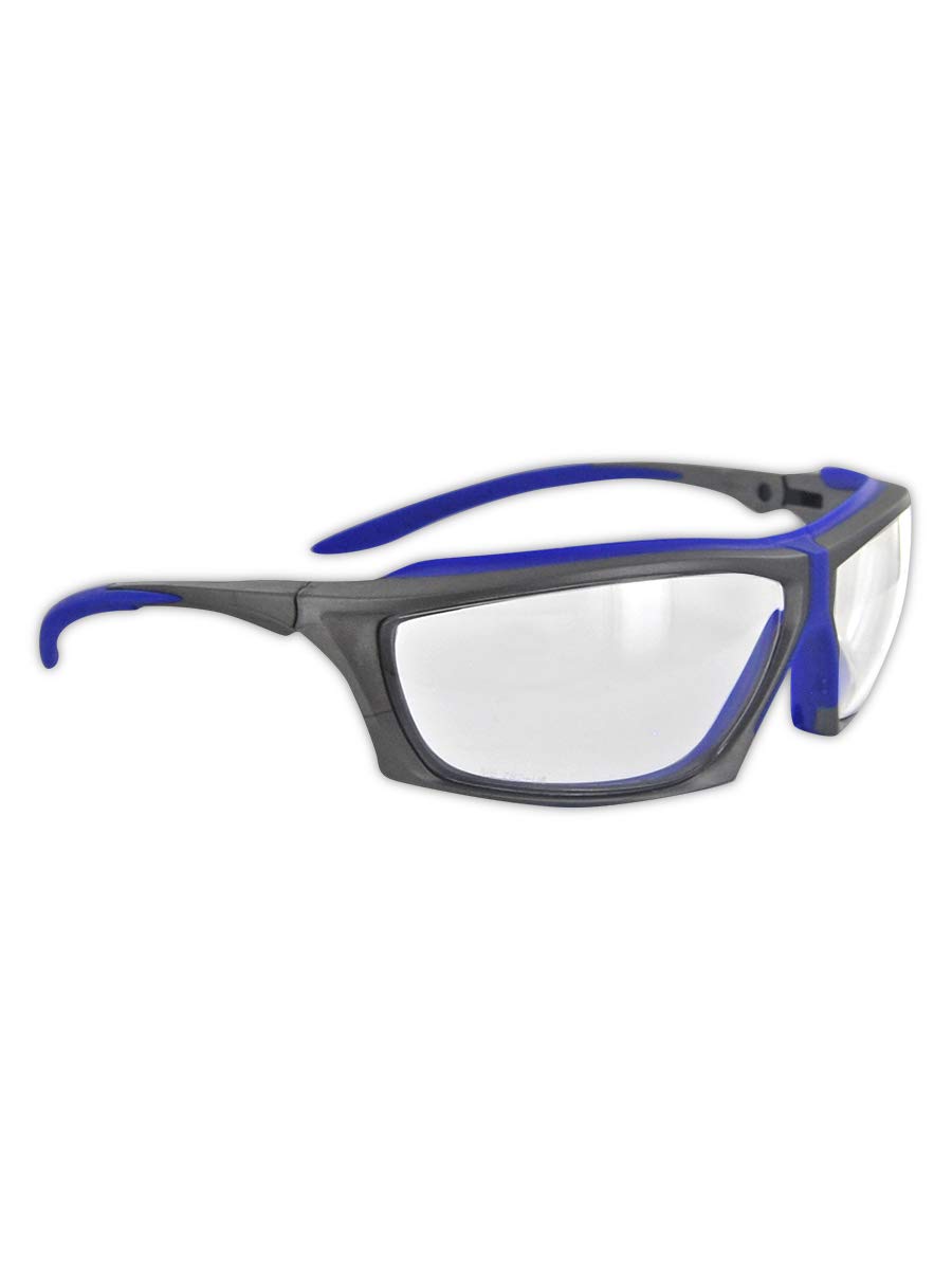 Impact Resistant Anti-Fog Safety Glasses with TPR Cushion - 24 Pairs Clear Lenses for Construction, Woodworking & DIY Projects