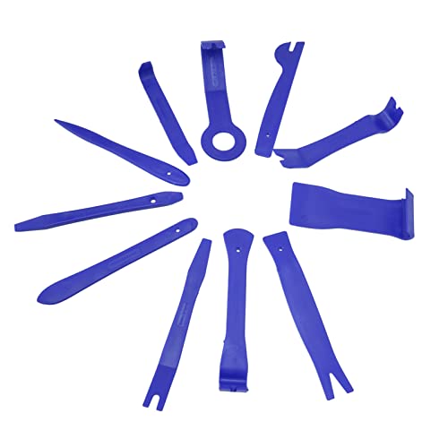 Premium Car Radio Repair Kit - Durable Fiberglass & Nylon Ergonomic Auto Trim Tools for RV Shops (Impact Resistant, Blue) - Perfect for Professional Mechanics & DIY Car Interior Repairs