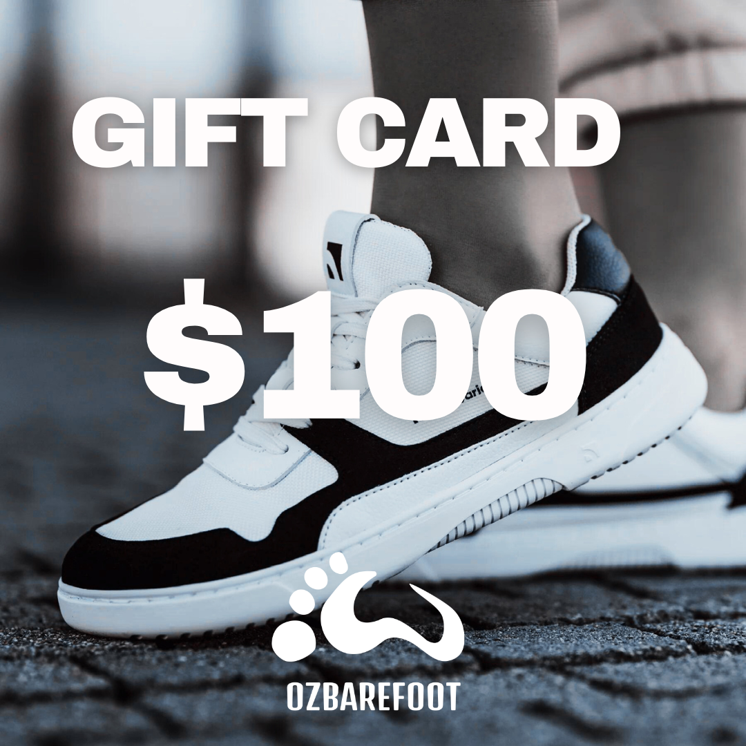 OzBarefoot $100 Gift Card - Perfect for Barefoot Shoes & Minimalist Footwear | Ideal for Running, Hiking & Everyday Comfort