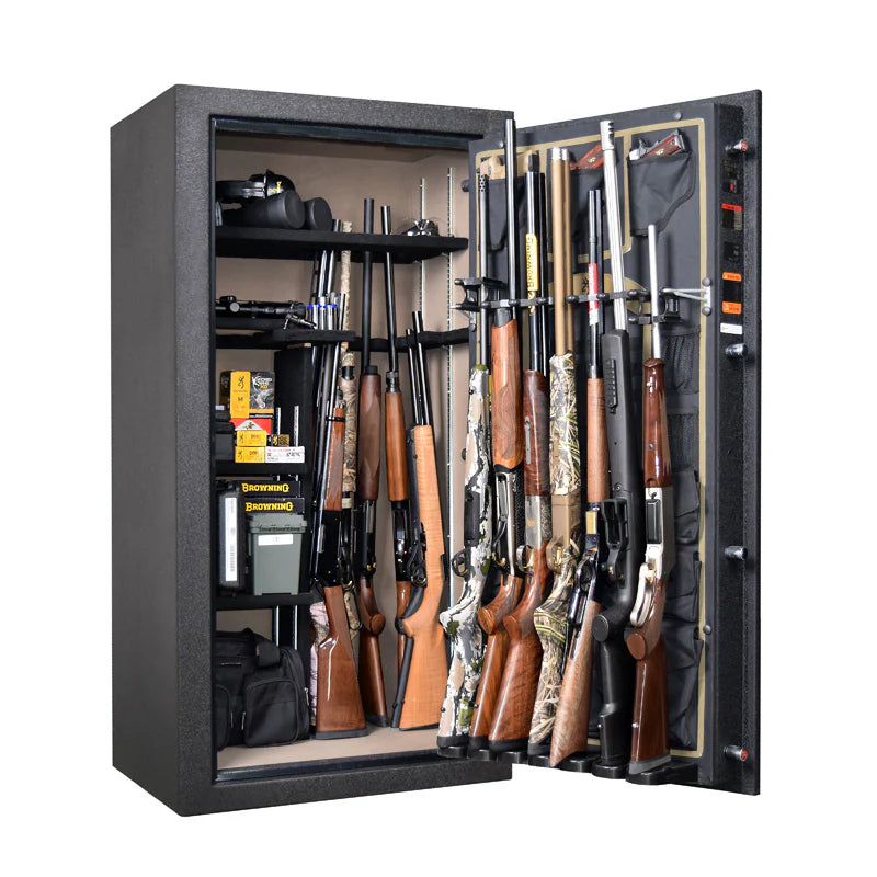 Browning YS23 Flag Edition Yellowstone Series Gun Safe - Secure Firearm Storage for Home, Office & Hunting - Heavy Duty Steel Safe with Digital Lock & Fire Protection