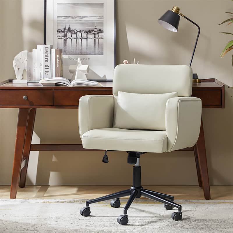 Sabina Ergonomic Office Chair with Adjustable Lumbar Support - Comfortable Computer Desk Chair for Home & Workspace - Perfect for Long Hours Sitting, Gaming & Remote Work