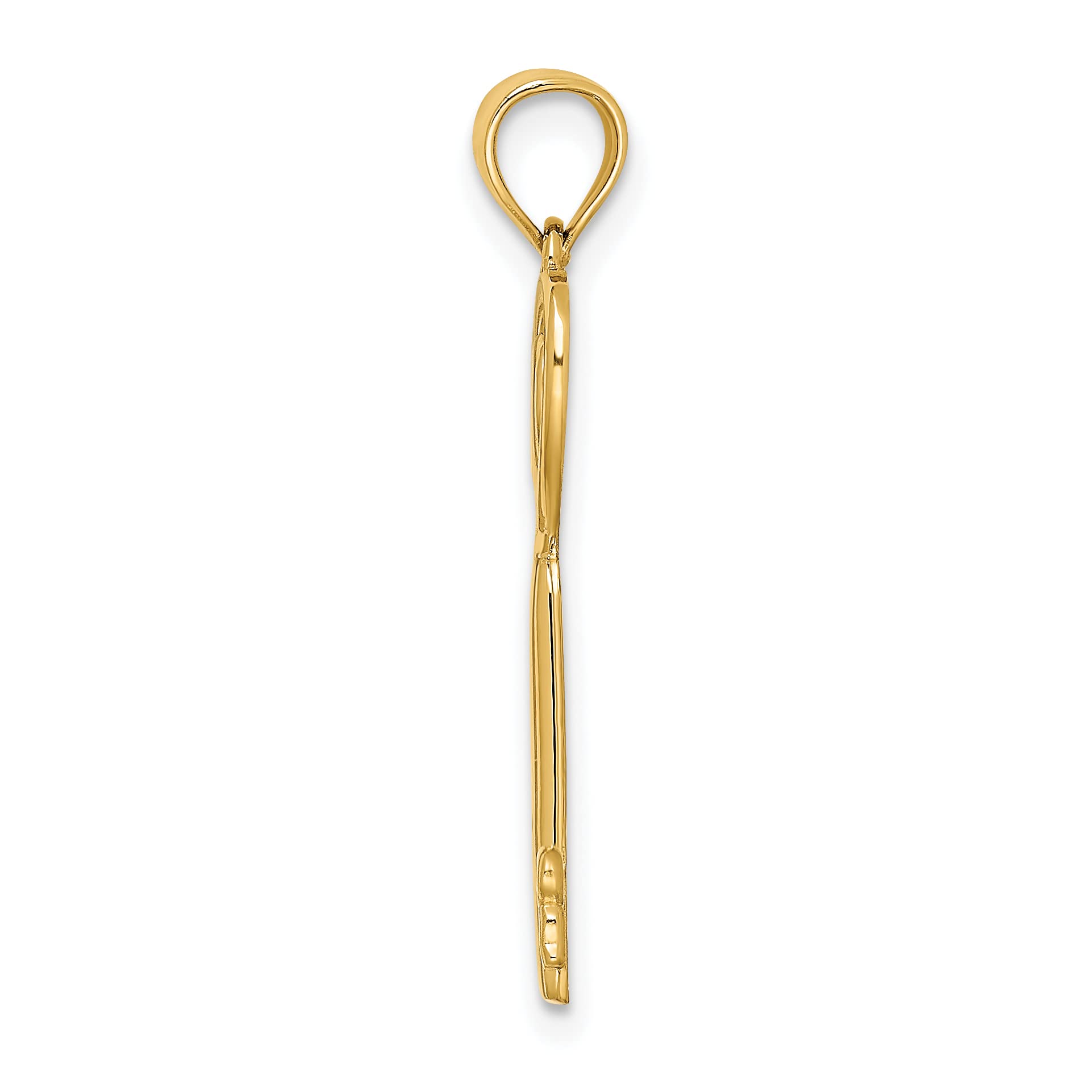 10K Solid Yellow Gold Key Heart Love Pendant Necklace - Sweet 16 Birthday Gift for Daughter, Teen Girl Jewelry - Perfect for Anniversary, Valentine's Day & Graduation