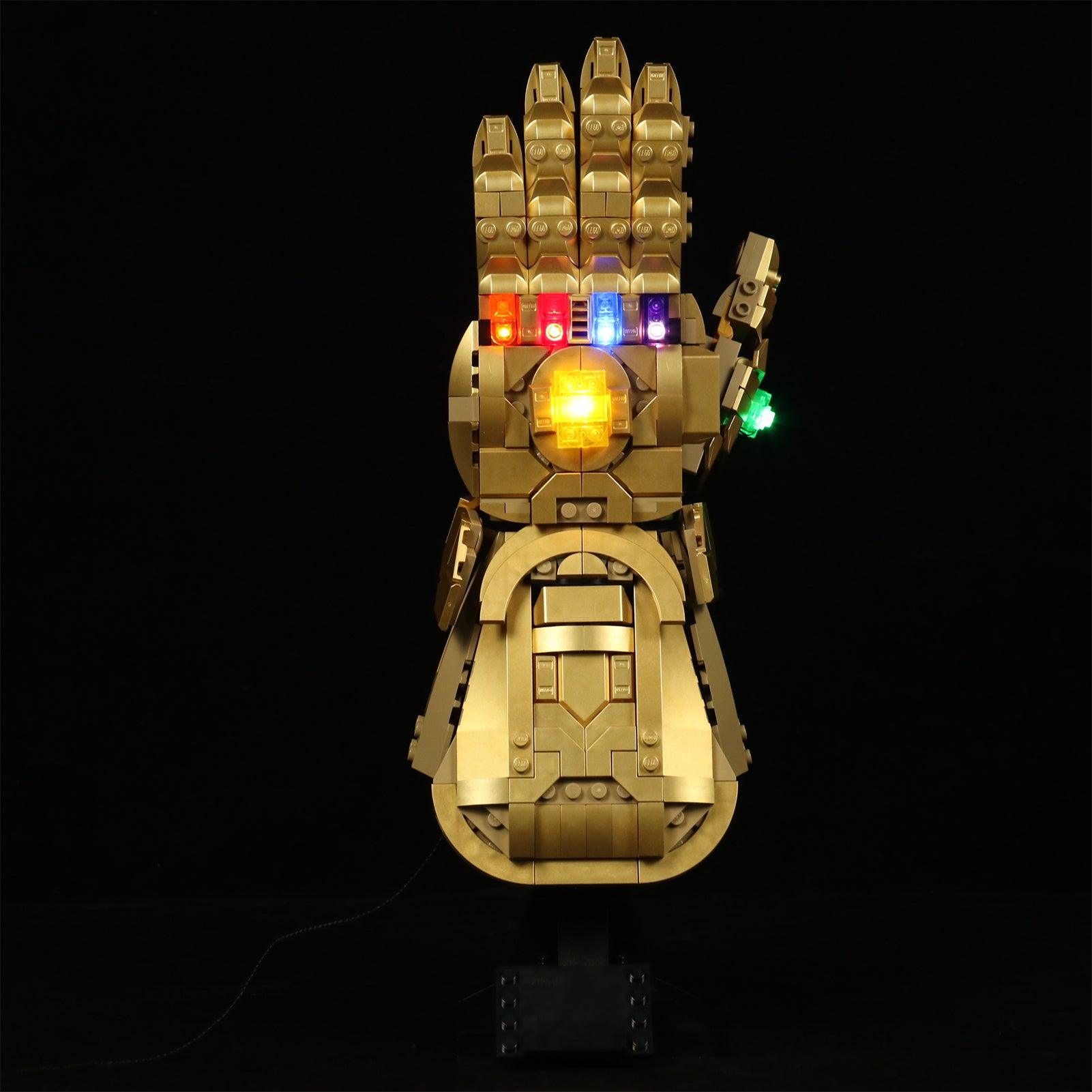 LEGO Infinity Gauntlet 76191 Light Kit - LED Lighting Set for Marvel Avengers Building Blocks - Perfect for Display & Collectors Showcase