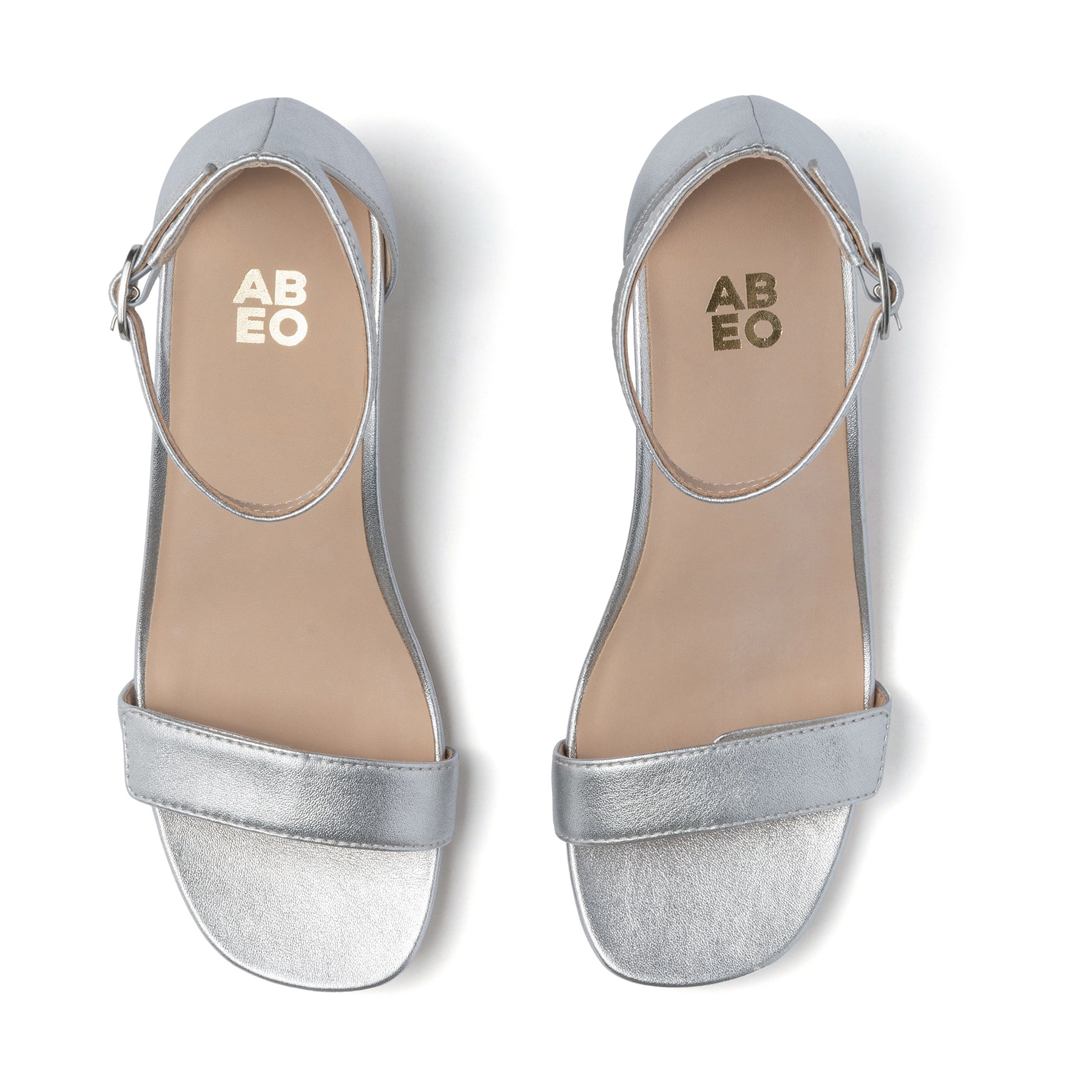 Abeo Avenue Strap Silver - Comfortable & Stylish Sandals for Women | Perfect for Walking, Travel & Summer Outfits