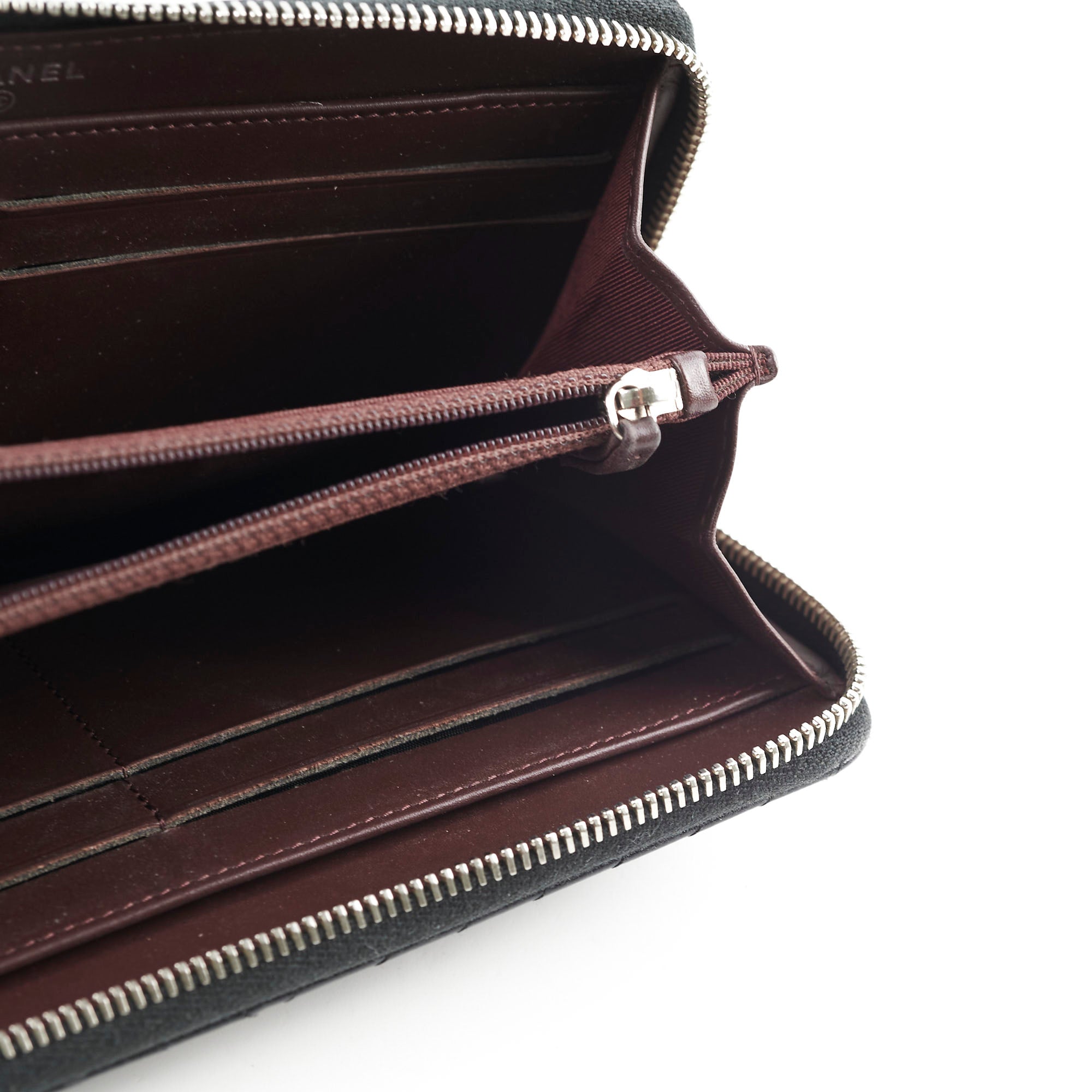 Chanel Caviar Leather Chevron Long Zippy Wallet Black - Luxury Designer Wallet for Women, Perfect for Everyday Use & Special Occasions