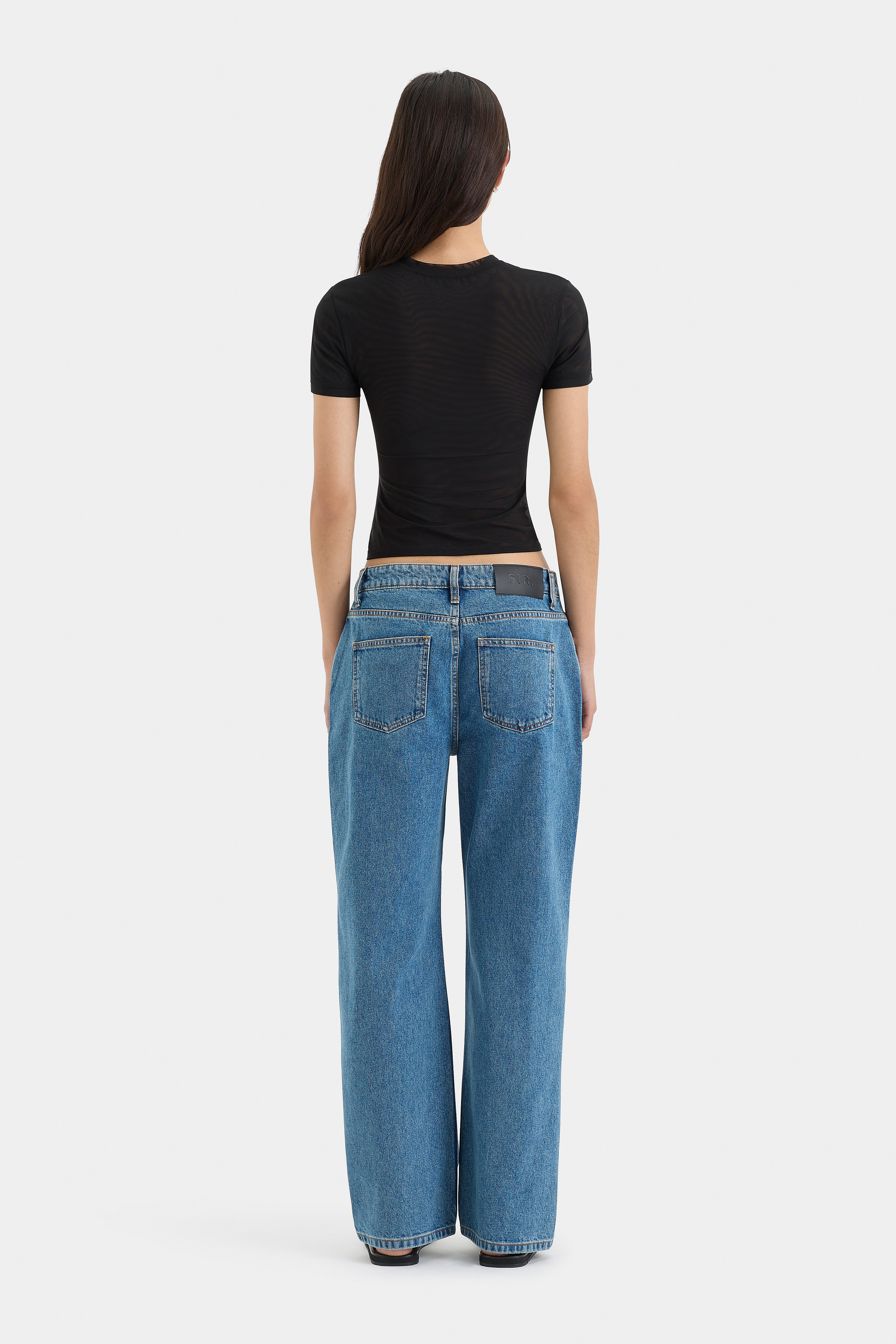 Classic Straight Leg Jeans for Women - High Waist Denim Pants with Stretch - Perfect for Casual Wear, Office & Everyday Outfits