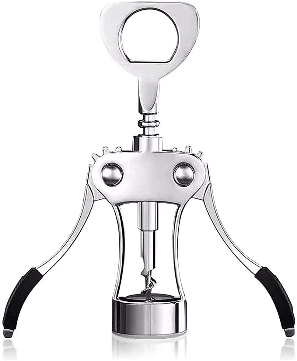 Premium Wine Bottle Opener & Beer Cap Remover - Multi-Functional Corkscrew for Kitchen, Restaurant, Bar - Ideal for Professionals & Home Use (Perfect for Entertaining, Dinner Parties & Everyday Wine Enjoyment)