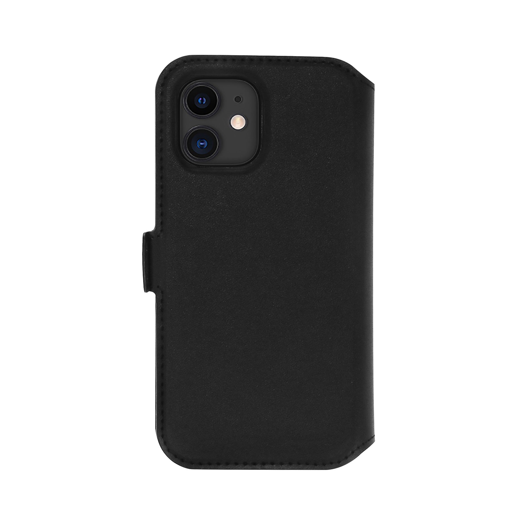 3sixT NeoWallet 2.0 Slim RFID Blocking Wallet Case for iPhone 12/12 Pro - Black | Secure Credit Card Holder & Phone Cover for Everyday Use & Travel