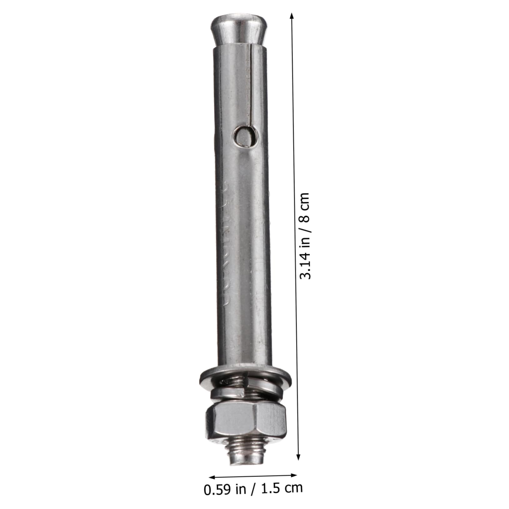 Stainless Steel Expansion Bolts 10pcs - Concrete Anchor Kit for Home & Construction
