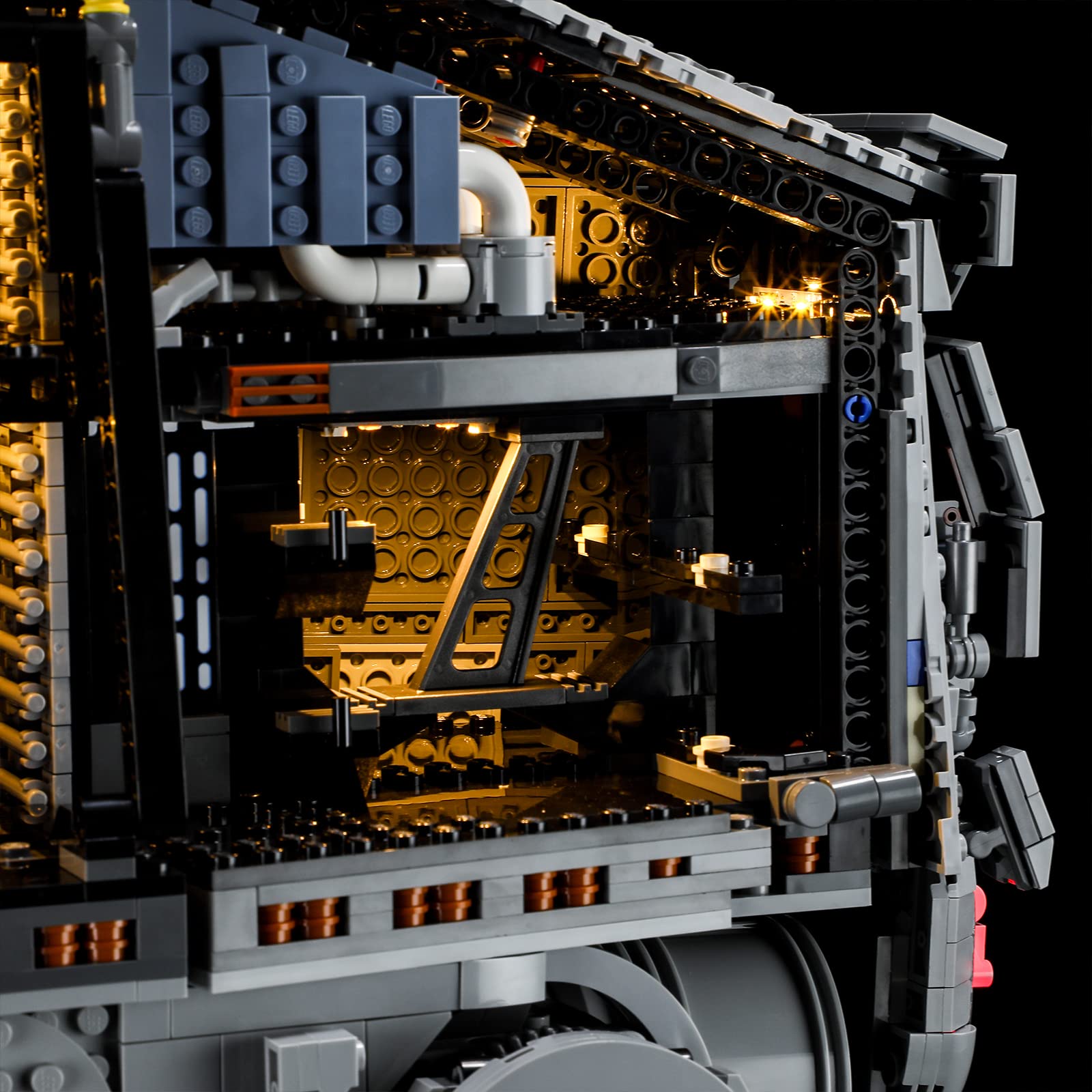 BRIKSMAX LED Lighting Kit for LEGO 75313 AT-AT Walker - Compatible with Lego Star Wars Building Blocks Model (Lego Set Not Included) - Enhance Your Star Wars Display & Nighttime Decor