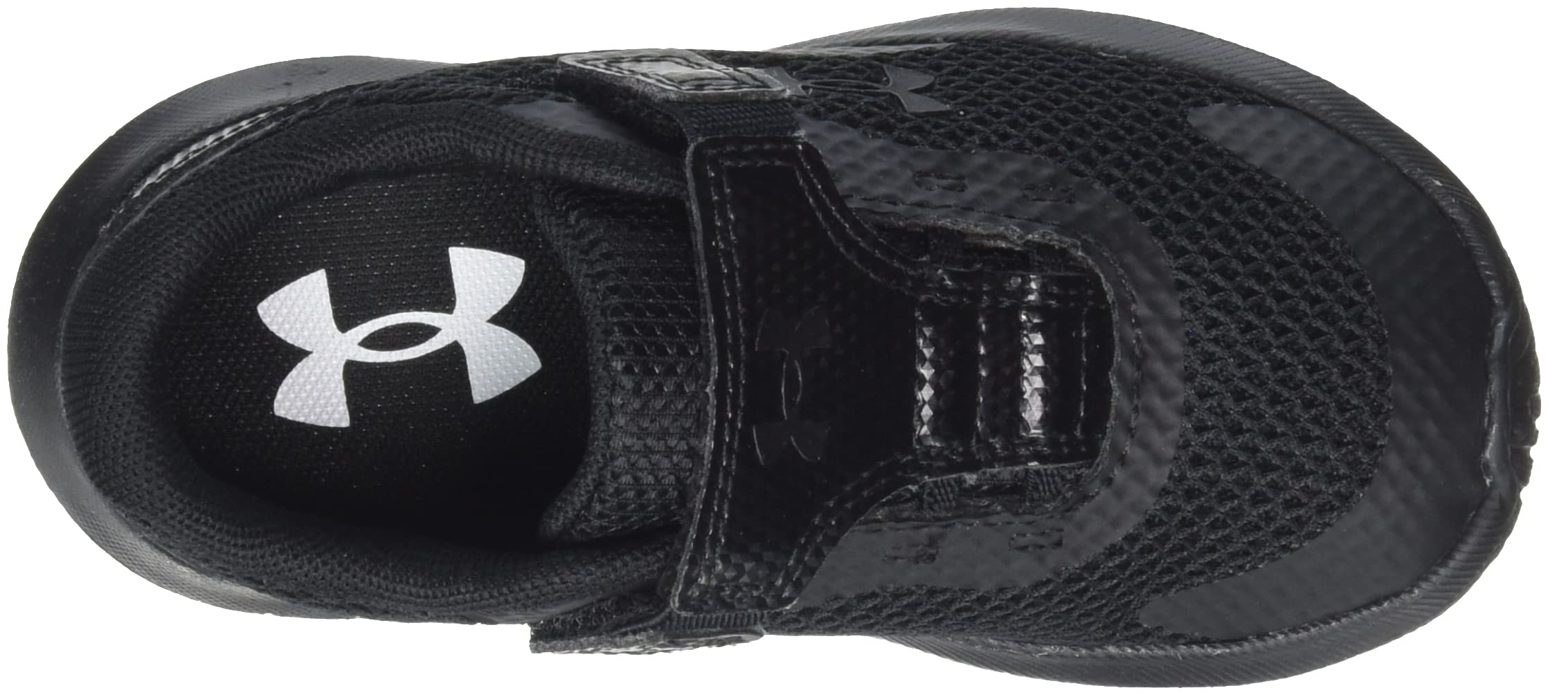Under Armour Surge 3 Alternate Closure Running Shoes for Baby Boys - Black (Size 7 Infant) | Comfortable Toddler Sneakers for Active Play & Daily Walks