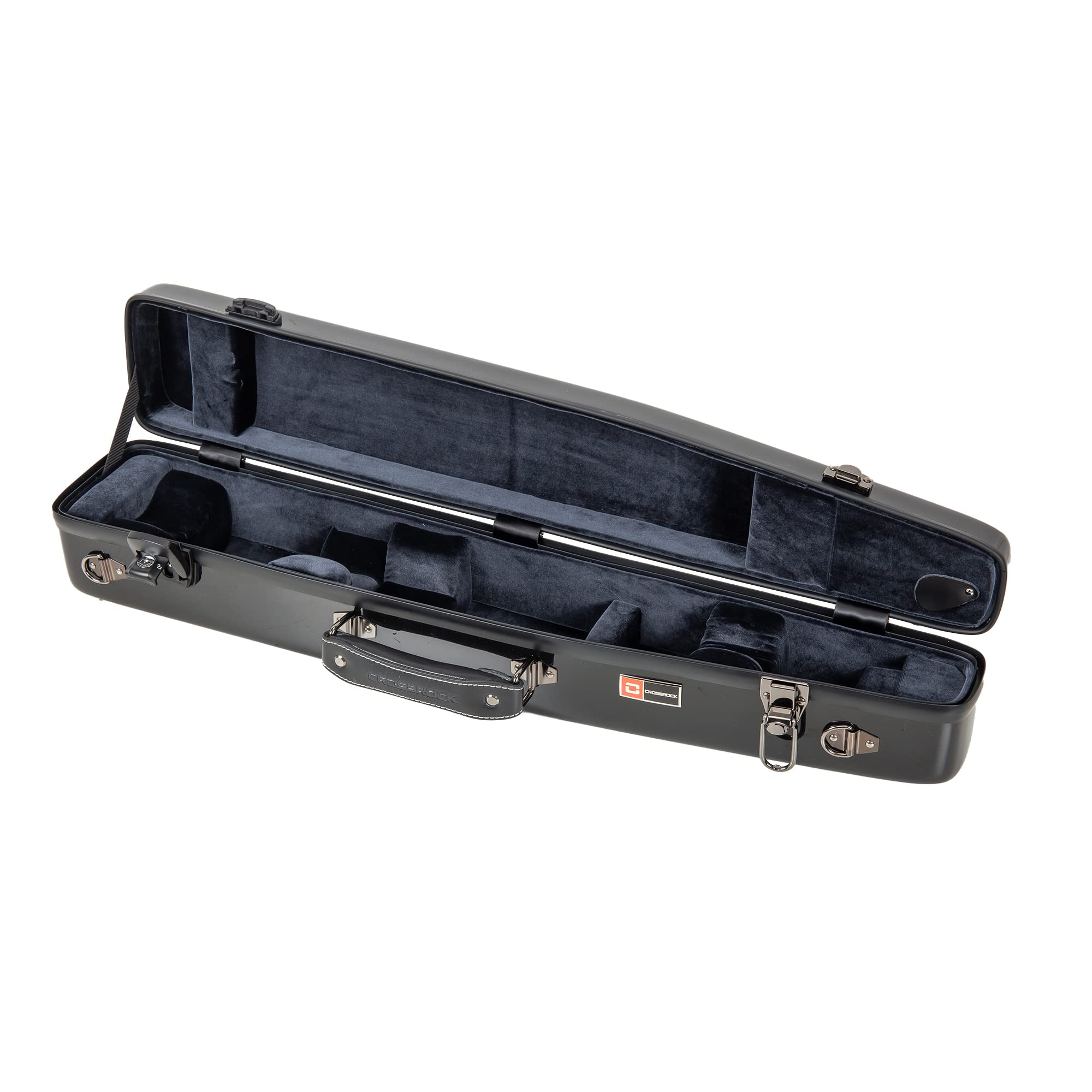 Professional Soprano Saxophone Case with TSA Lock - Jet Black Glossy Finish, Detachable Backpack Straps & Accessory Pocket | Durable Protection for Traveling Musicians | Perfect for Music Schools, Performances & Studio Sessions