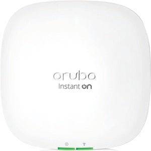 Aruba Instant On AP22 802.11ax Dual-Band WiFi 6 Wireless Access Point | 1.66Gbps Speed | 2.4GHz & 5GHz | MIMO Technology | Gigabit Ethernet with PoE | Wall/Ceiling/Rail Mountable | Ideal for Office, Home & Business Networks