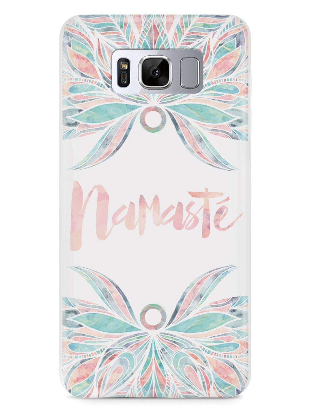 Inspired Cases - Samsung Galaxy S8 Case with 3D Textured Design | Shockproof Protective Cover | Slim Fit & Anti-Scratch | Perfect for Daily Use, Work & Travel (Namaste Inspired)