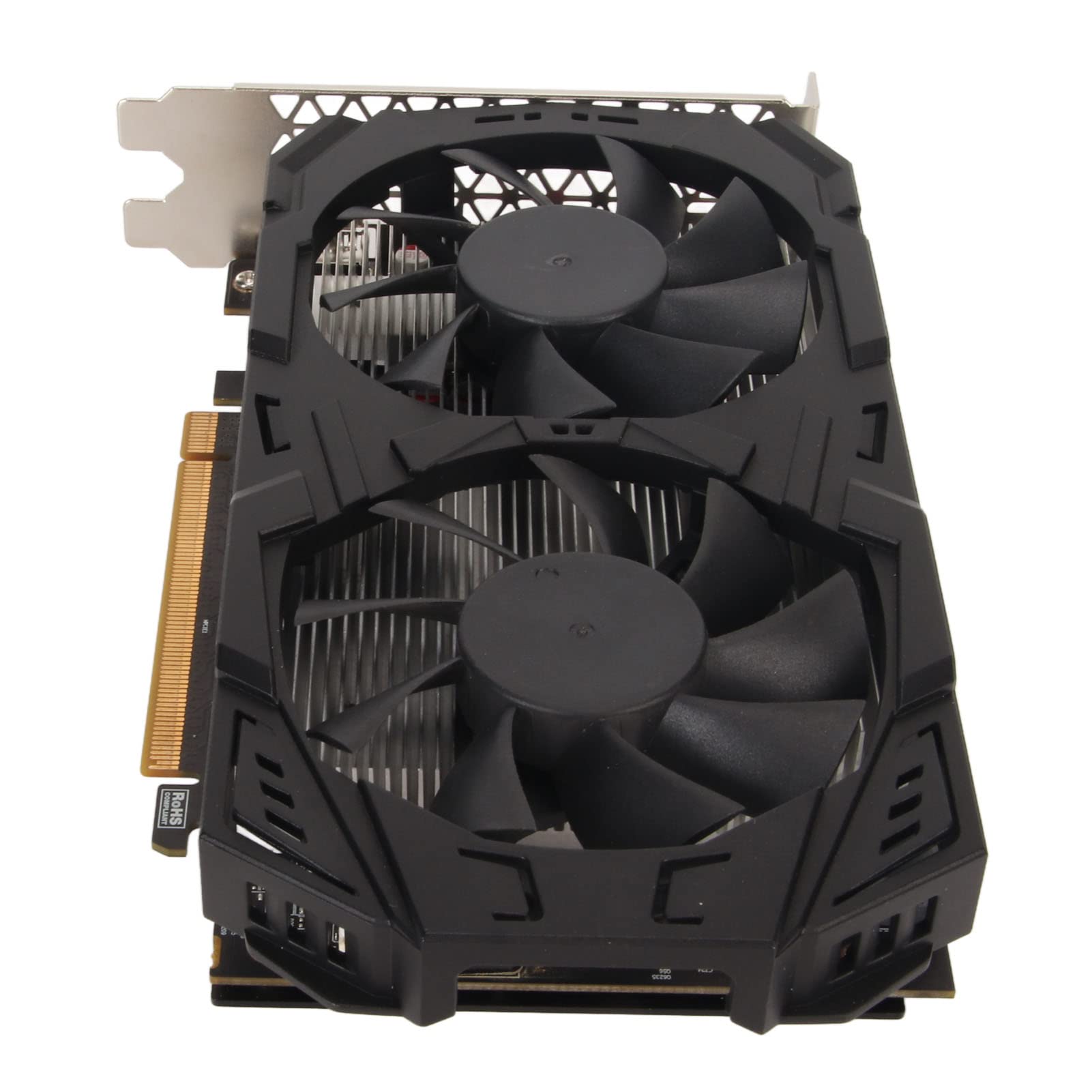 RX580 8GB GDDR5 256-bit Gaming Graphics Card - 1244MHz PCIe 3.0 x16 Desktop GPU with DP/HDMI/DVI Ports for 4K & 1080P Gaming - Single Fan Cooling for Low Noise Performance - Perfect for PC Gaming, Video Editing, and Cryptocurrency Mining