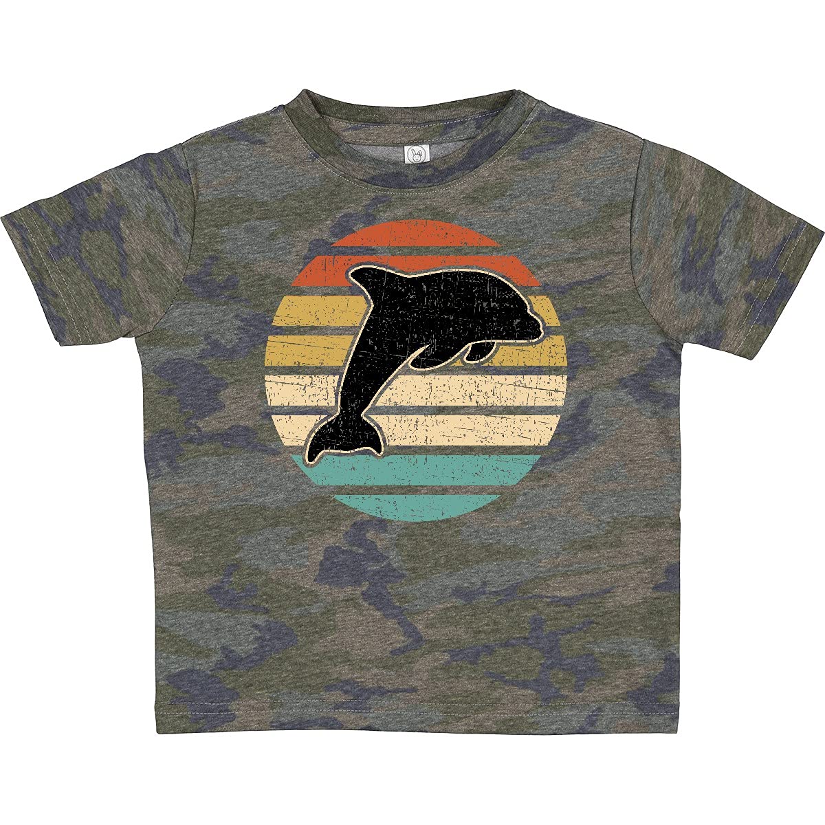Inktastic Cute Dolphin Beach Vacation Toddler T-Shirt - Soft Cotton Kids Tee for Summer Outings, Beach Trips & Family Holidays